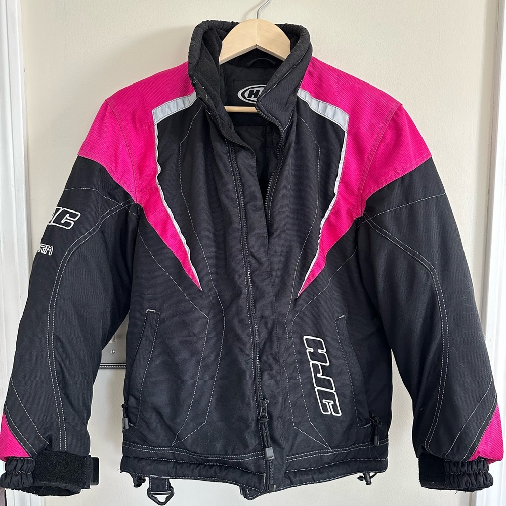 HJC Black and Pink Winter Jacket
